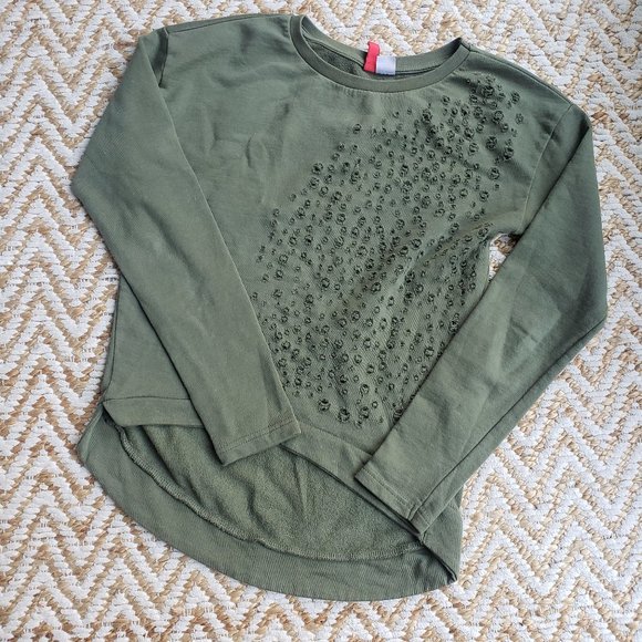 Divided by H&M Olive Green Sweatshirt Size 2 NWOT - Picture 8 of 8